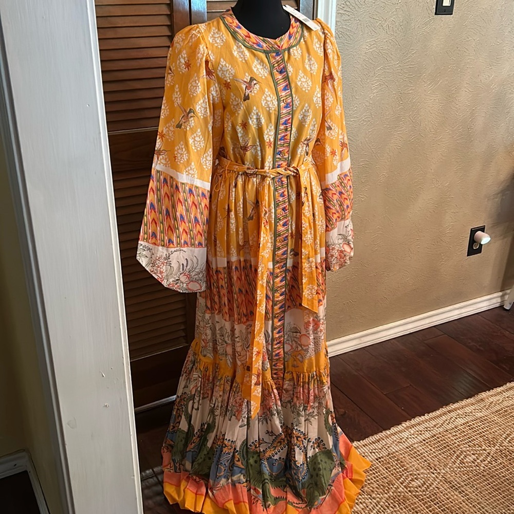 A Loves A Print Maxi Dress Marigold
